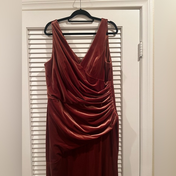 REVERLY- Dawson Dress Terracotta- Size 20 - Picture 1 of 4